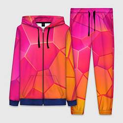 Женский костюм Розово-оранжевые плиты