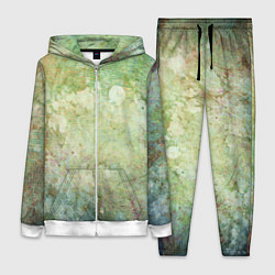 Женский костюм Абстракция - faded spots on a green background