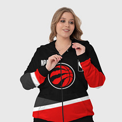 Женский 3D-костюм Toronto Raptors - basketball, цвет: 3D-черный — фото 2