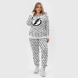 Женский 3D-костюм Тампа Бэй Лайтнинг - белые соты, цвет: 3D-белый — фото 2