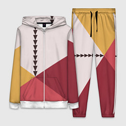 Женский 3D-костюм Колор-блок фруктовый чиа пудинг, цвет: 3D-белый