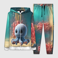 Женский 3D-костюм Блуберрини Октопусини мем, цвет: 3D-белый