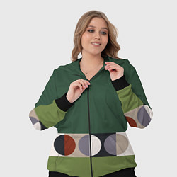 Женский 3D-костюм Луна Малевича сосновый зеленый, цвет: 3D-черный — фото 2