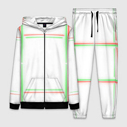 Женский костюм Neon light green red
