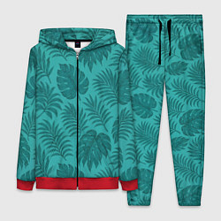 Женский костюм Тропические листья - паттерн
