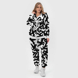 Женский 3D-костюм Doom x half life pattern, цвет: 3D-белый — фото 2