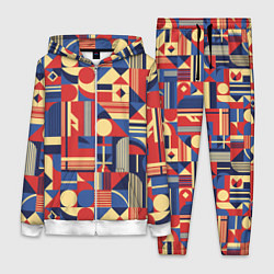 Женский 3D-костюм Геометрический карнавал, цвет: 3D-белый