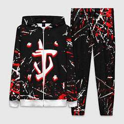 Женский 3D-костюм Doom краски штрихи, цвет: 3D-белый