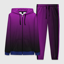 Женский 3D-костюм Purple gradient, цвет: 3D-синий