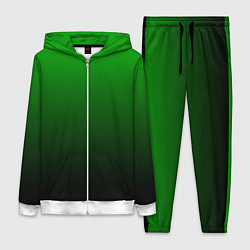 Женский 3D-костюм Green gradient, цвет: 3D-белый