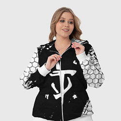 Женский 3D-костюм Doom соты краски, цвет: 3D-белый — фото 2