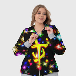 Женский 3D-костюм Doom новогодние искры, цвет: 3D-меланж — фото 2