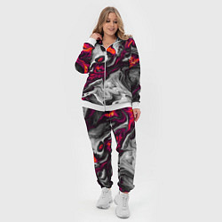 Женский 3D-костюм Разводы, цвет: 3D-белый — фото 2