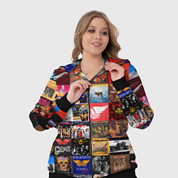 Женский 3D-костюм Aerosmith - обложки альбомов и песен, цвет: 3D-черный — фото 2