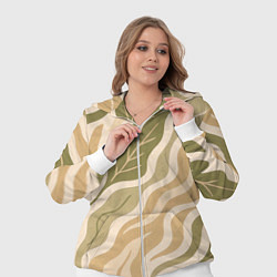 Женский 3D-костюм Листопад, цвет: 3D-белый — фото 2