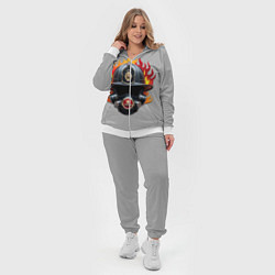 Женский 3D-костюм Пожарник, цвет: 3D-белый — фото 2