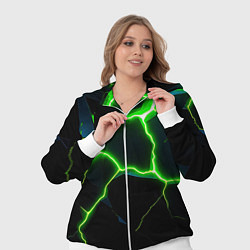 Женский 3D-костюм Green split, цвет: 3D-белый — фото 2