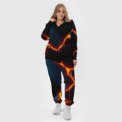 Женский 3D-костюм Plate split, цвет: 3D-черный — фото 2