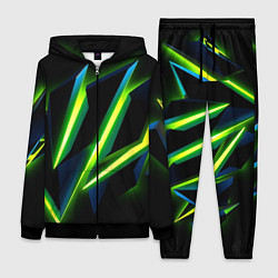 Женский 3D-костюм Geometric neon, цвет: 3D-черный