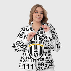 Женский 3D-костюм Ювентус числа, цвет: 3D-белый — фото 2