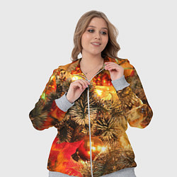 Женский 3D-костюм Атмосфера Рождества, цвет: 3D-меланж — фото 2