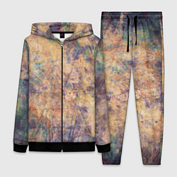 Женский костюм Абстракция - pink marble with blue flecks