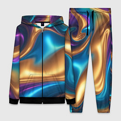 Женский 3D-костюм Сплавы разноцветные, цвет: 3D-черный
