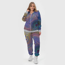 Женский 3D-костюм Абстрактная рябь, цвет: 3D-меланж — фото 2
