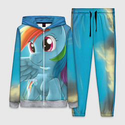 Женский 3D-костюм My littlle pony, цвет: 3D-меланж