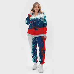 Женский 3D-костюм Триколор РФ, цвет: 3D-меланж — фото 2