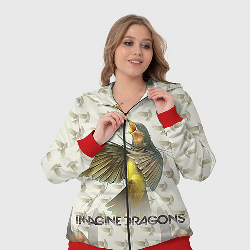 Женский костюм Imagine Dragons: Fly / 3D-Красный – фото 3