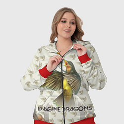 Женский 3D-костюм Imagine Dragons: Fly, цвет: 3D-красный — фото 2