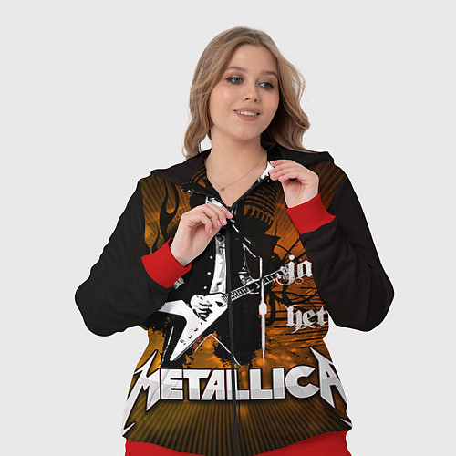 Женский костюм Metallica: James Hetfield / 3D-Красный – фото 3