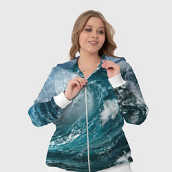 Женский 3D-костюм Волна, цвет: 3D-белый — фото 2