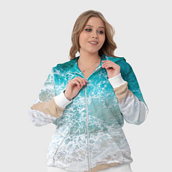 Женский 3D-костюм Берег, цвет: 3D-белый — фото 2