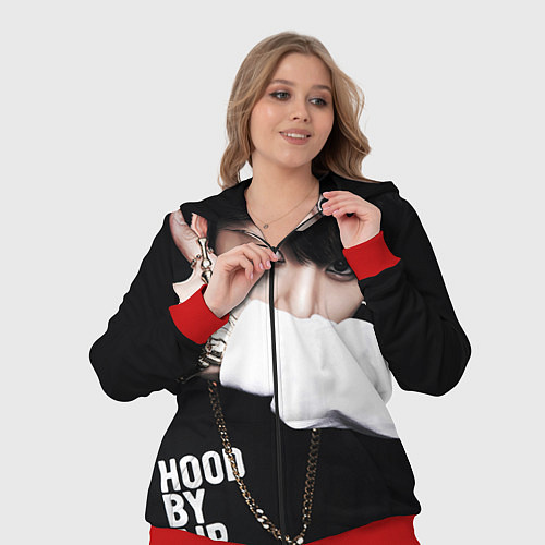 Женский костюм BTS: Hood by air / 3D-Красный – фото 3