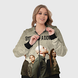 Женский 3D-костюм System of a Down, цвет: 3D-черный — фото 2