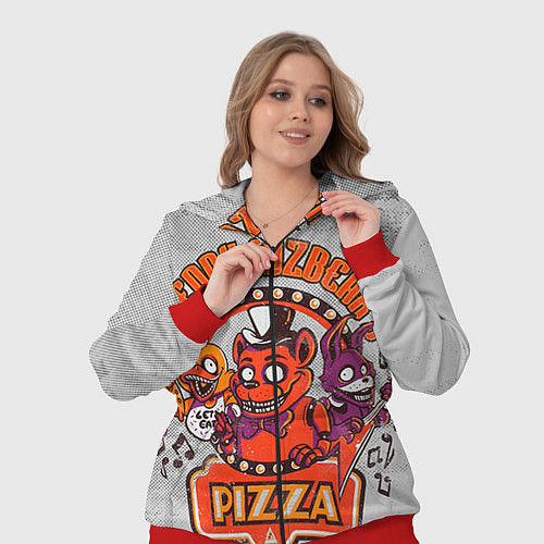 Женский костюм Freddy Pizza / 3D-Красный – фото 3