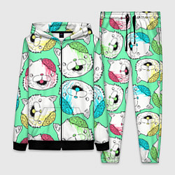 Женский 3D-костюм Drop Dead: Kitty Heads, цвет: 3D-черный