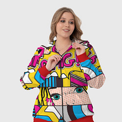 Женский 3D-костюм POP ART, цвет: 3D-красный — фото 2
