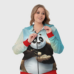 Женский 3D-костюм Кунг фу панда, цвет: 3D-красный — фото 2