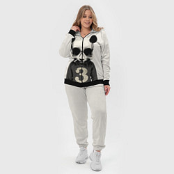 Женский 3D-костюм Скелет панды, цвет: 3D-черный — фото 2