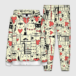 Женский костюм Любящие котики