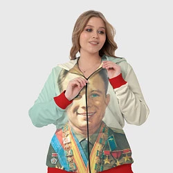 Женский 3D-костюм Гагарин в орденах, цвет: 3D-красный — фото 2