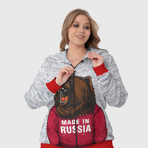 Женский костюм Made in Russia / 3D-Красный – фото 3