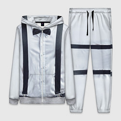 Женский 3D-костюм Рубашка с подтяжками, цвет: 3D-меланж