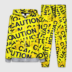 Женский 3D-костюм Caution, цвет: 3D-меланж