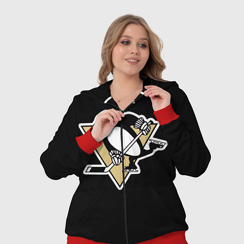 Женский костюм Pittsburgh Penguins: Malkin / 3D-Красный – фото 3