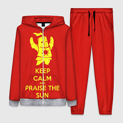 Женский 3D-костюм Keep Calm & Praise The Sun, цвет: 3D-меланж