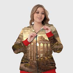 Женский 3D-костюм Римское солнце, цвет: 3D-красный — фото 2